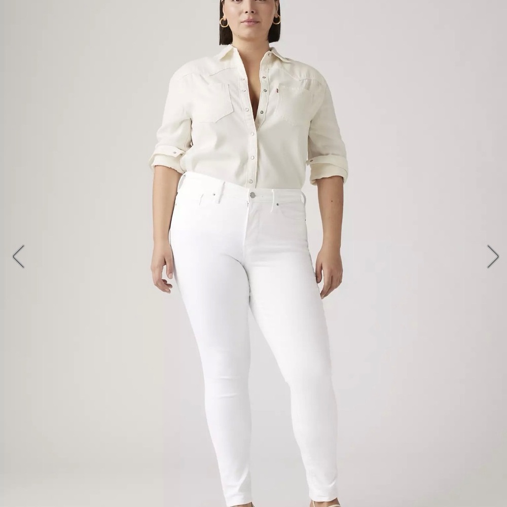 Levi's Women's White Skinny Jeans